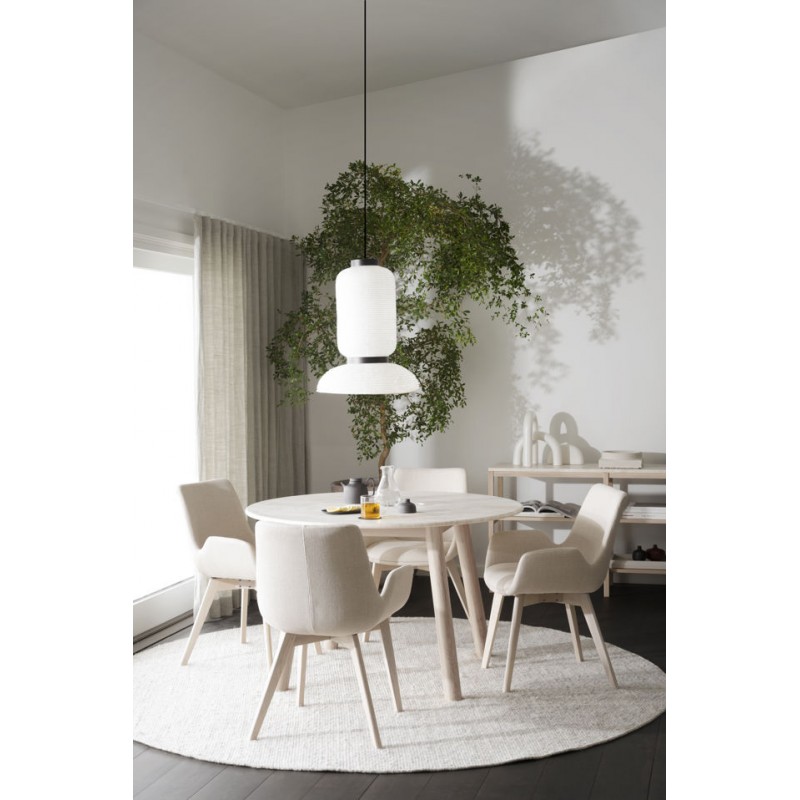 RO Taransay Dining Table Beige/Whitewash